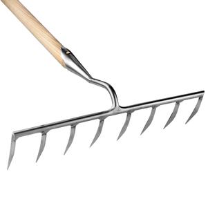 Fine-Toothed Garden Rake